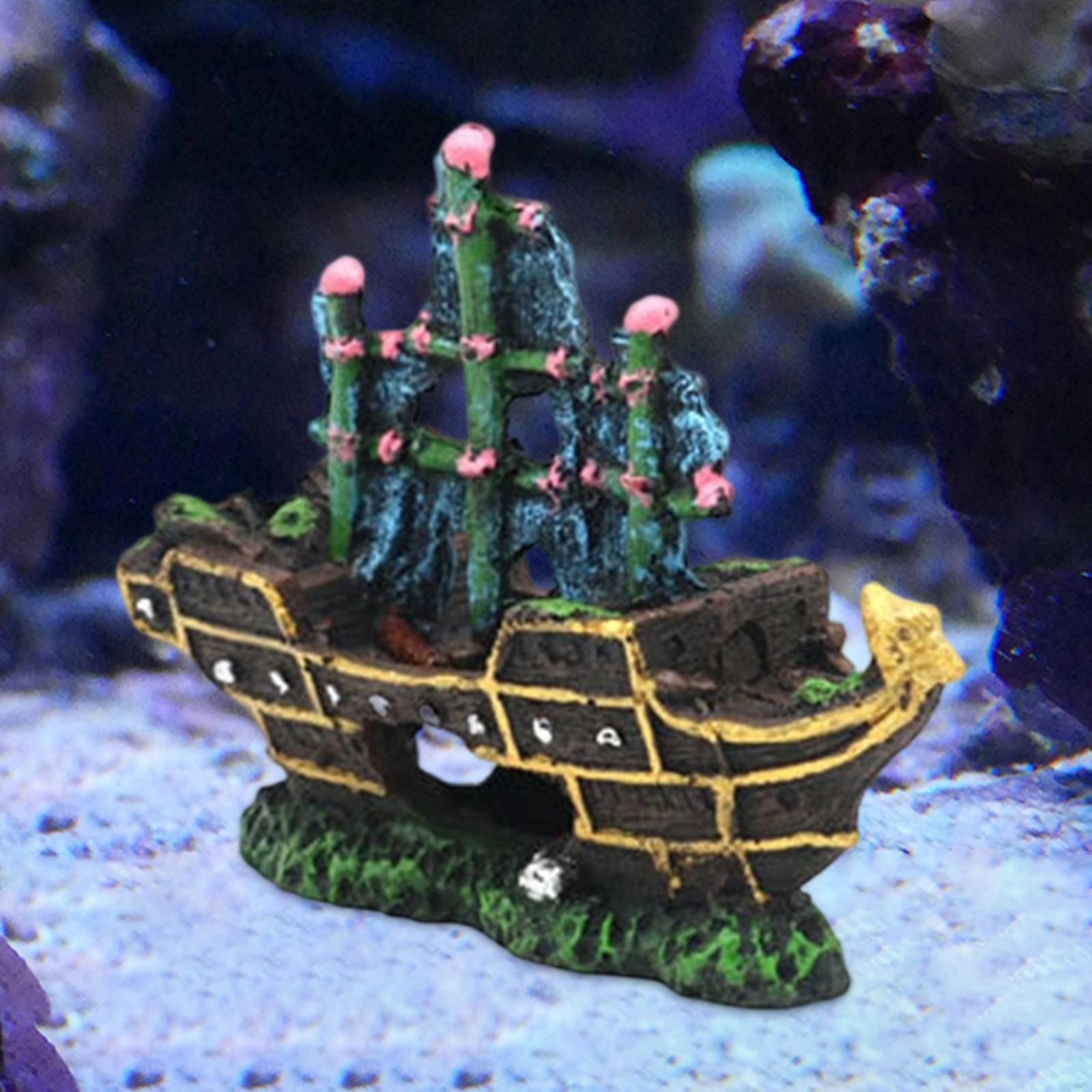 Marine Aquarium Home - Resin Aquarium Buddha Crafts Multicolor Fish