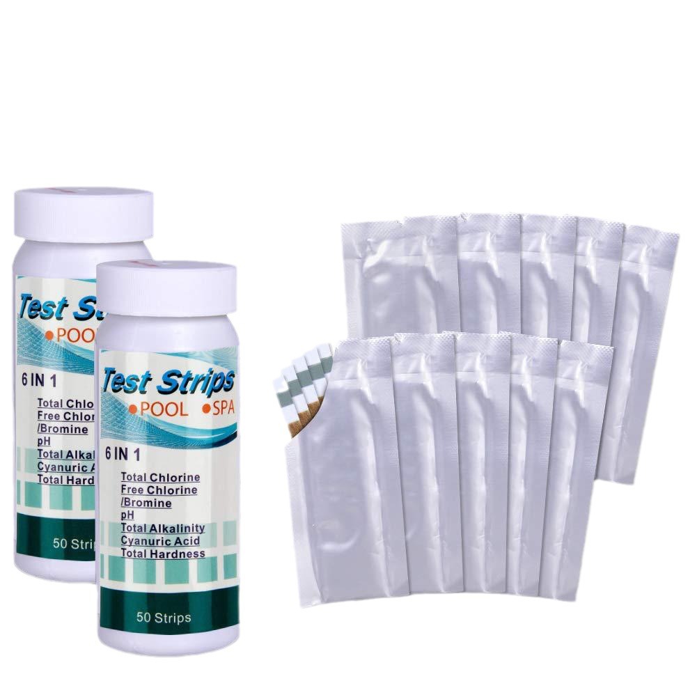 6 in 1 Pool Water Test Strips, - Marine Aquarium Water Testing 리뷰 및 가격