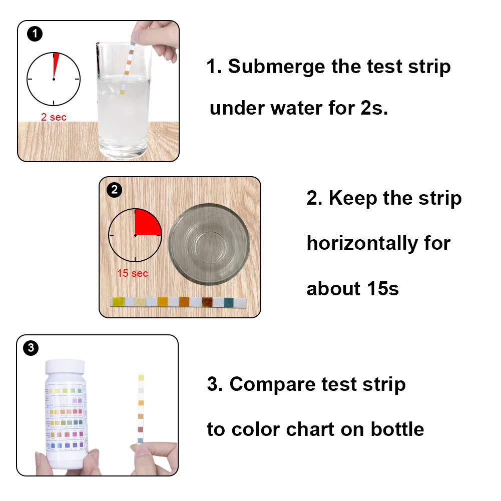 6 in 1 Pool Water Test Strips, - Marine Aquarium Water Testing 리뷰 및 가격