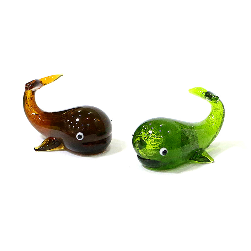 Murano Glass Whale Miniature F - Marine Aquarium Home 리뷰 및 가격