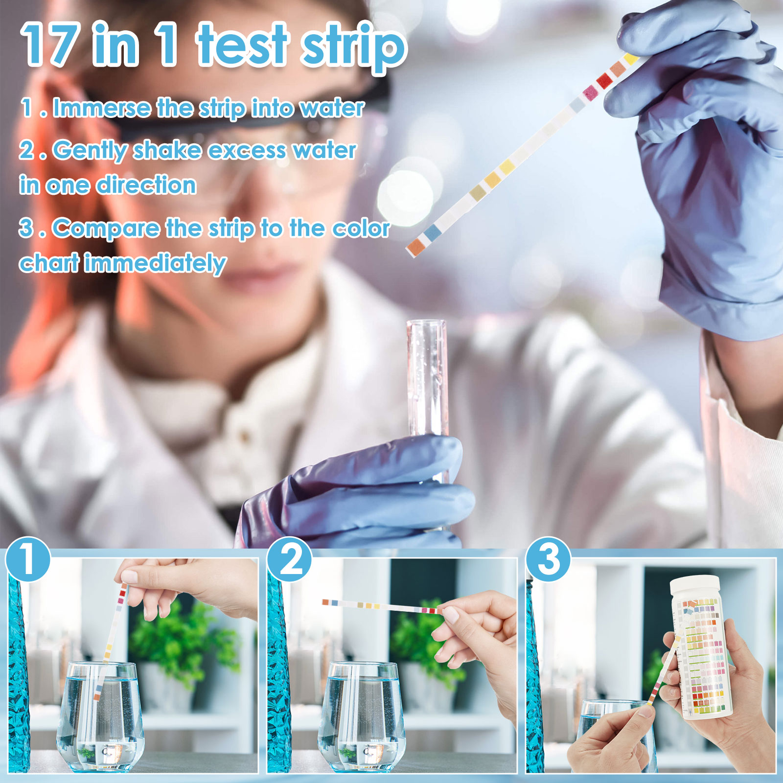 100/125Pc Aquarium Test Strips - Marine Aquarium Water Test Kit 리뷰 및 가격