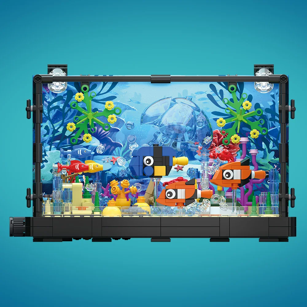 Fish Tank Building Block Set w - Marine Aquarium Home 리뷰 및 가격