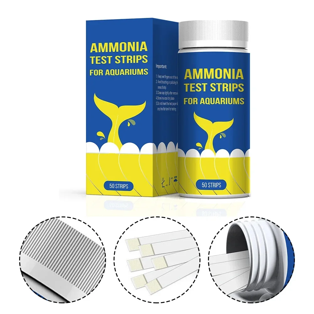 50pcs Ammonia Nitrogen Quick W - Marine Aquarium Water Test Kit 리뷰 및 가격