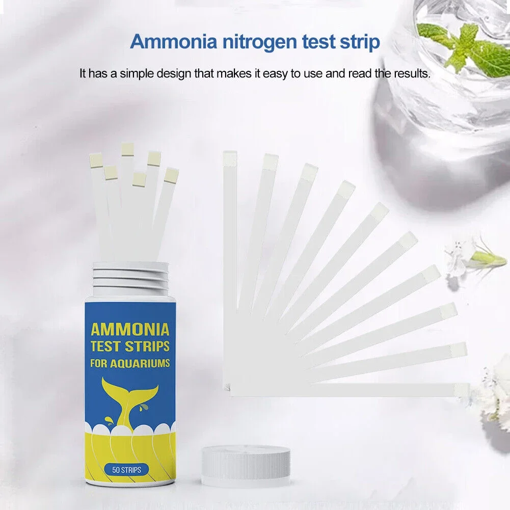50pcs Ammonia Nitrogen Quick W - Marine Aquarium Water Test Kit 리뷰 및 가격