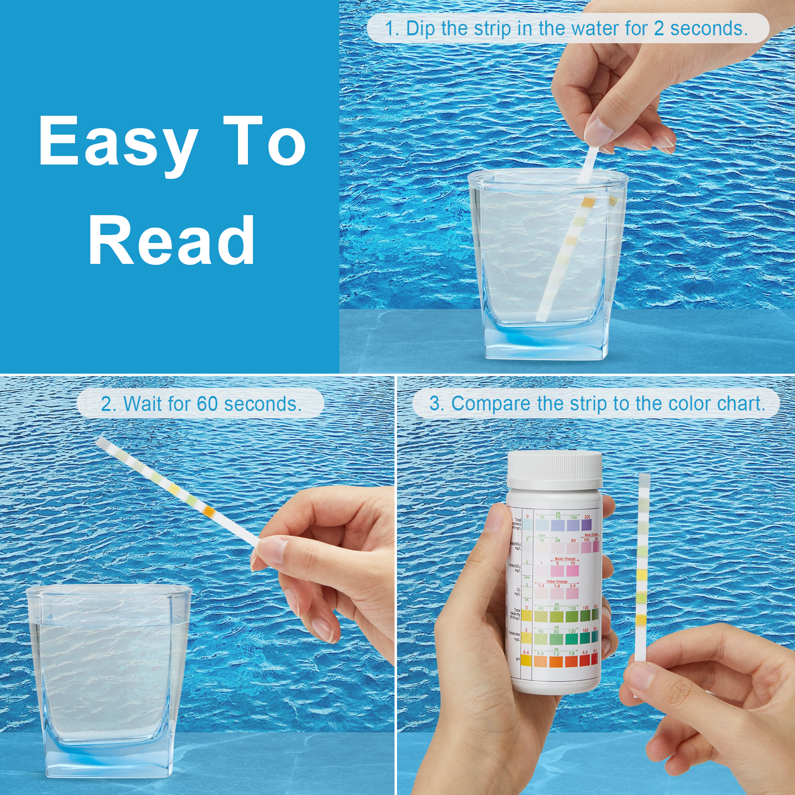 LUXBIRD 100pcs Aquarium Test S - Marine Aquarium Water Test Kit 리뷰 및 가격