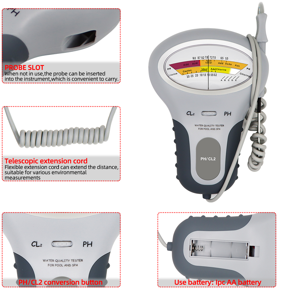 2 in 1 PH Chlorine Meter Chlor - Marine Aquarium Water Testing 리뷰 및 가격
