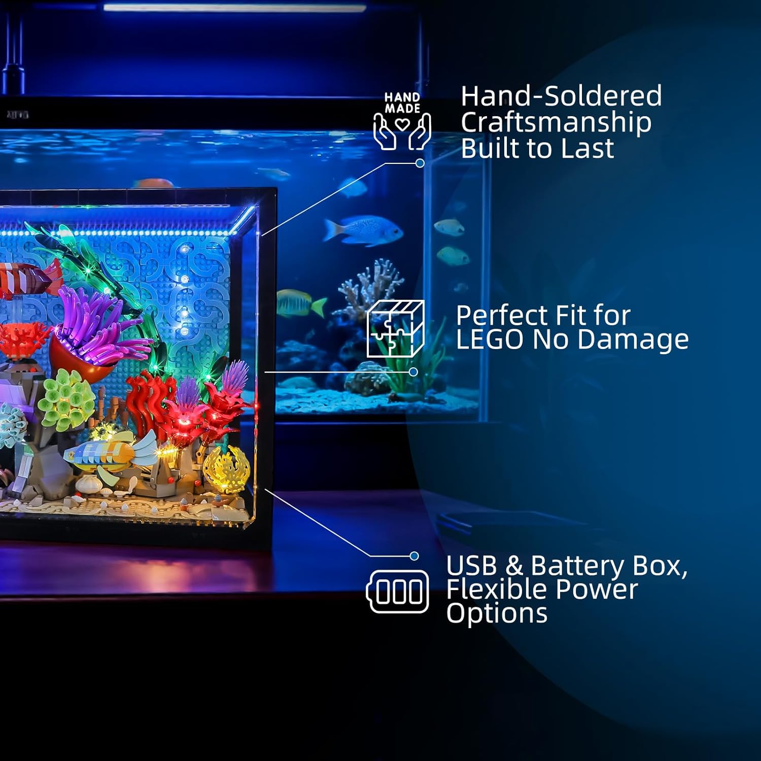 Hprosper LED Light for lego 10 - Marine Aquarium Led 리뷰 및 가격