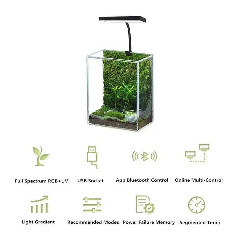 WEEK AQUA Mini 9 Pro USB Nano  - Marine Aquarium Led 리뷰 및 가격