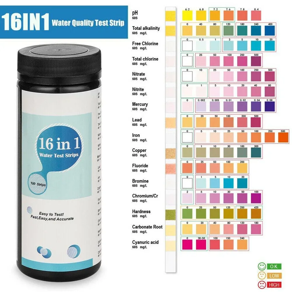 16 In 1 Drinking Water Test Ki - Marine Aquarium Water Testing 리뷰 및 가격