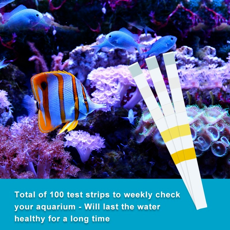 7-IN-1 100strip Aquarium Test  - Marine Aquarium Water Test Kit 리뷰 및 가격