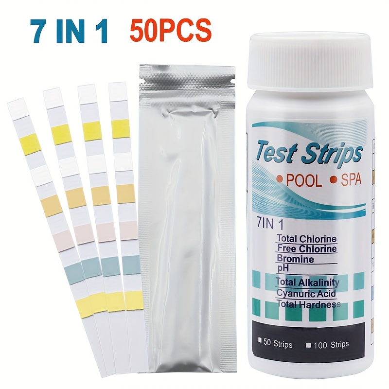 7-in-1 50/100pcs Swimming Pool - Marine Aquarium Water Testing 리뷰 및 가격