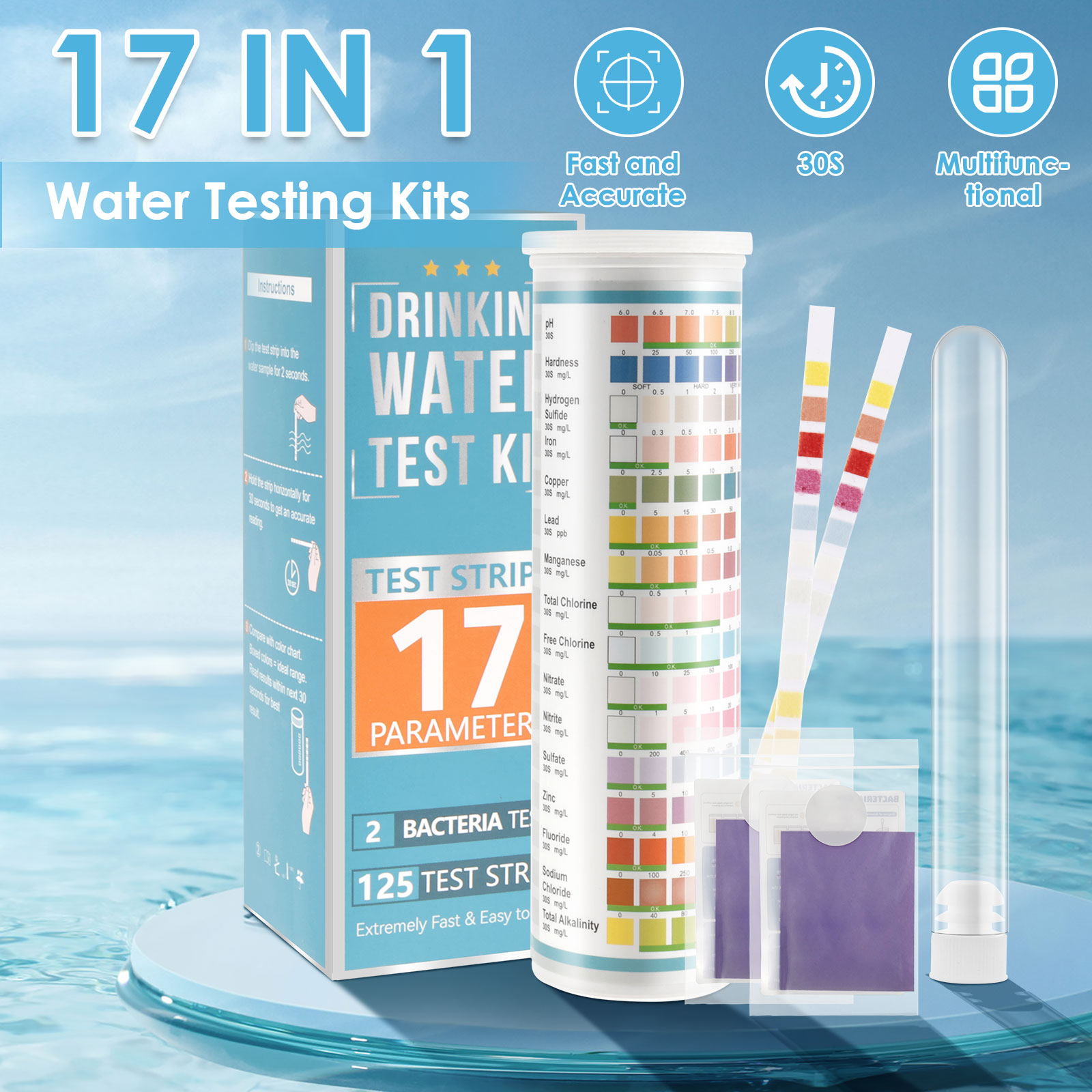 100/125Pc Aquarium Test Strips - Marine Aquarium Water Test Kit 리뷰 및 가격