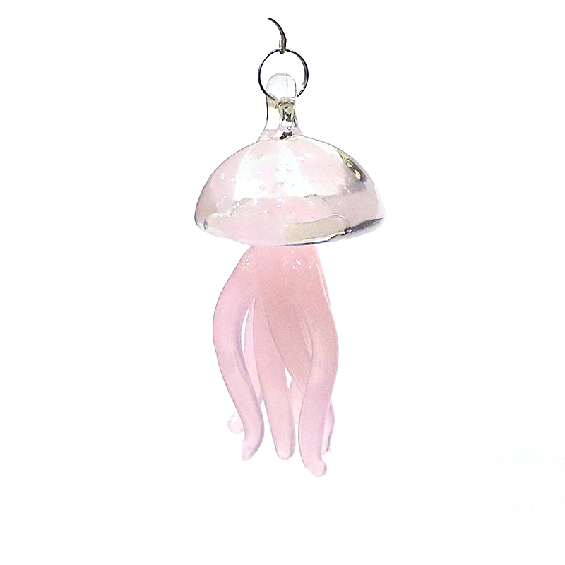 Pink Jellyfish Glass Pendant C - Marine Aquarium Home 리뷰 및 가격