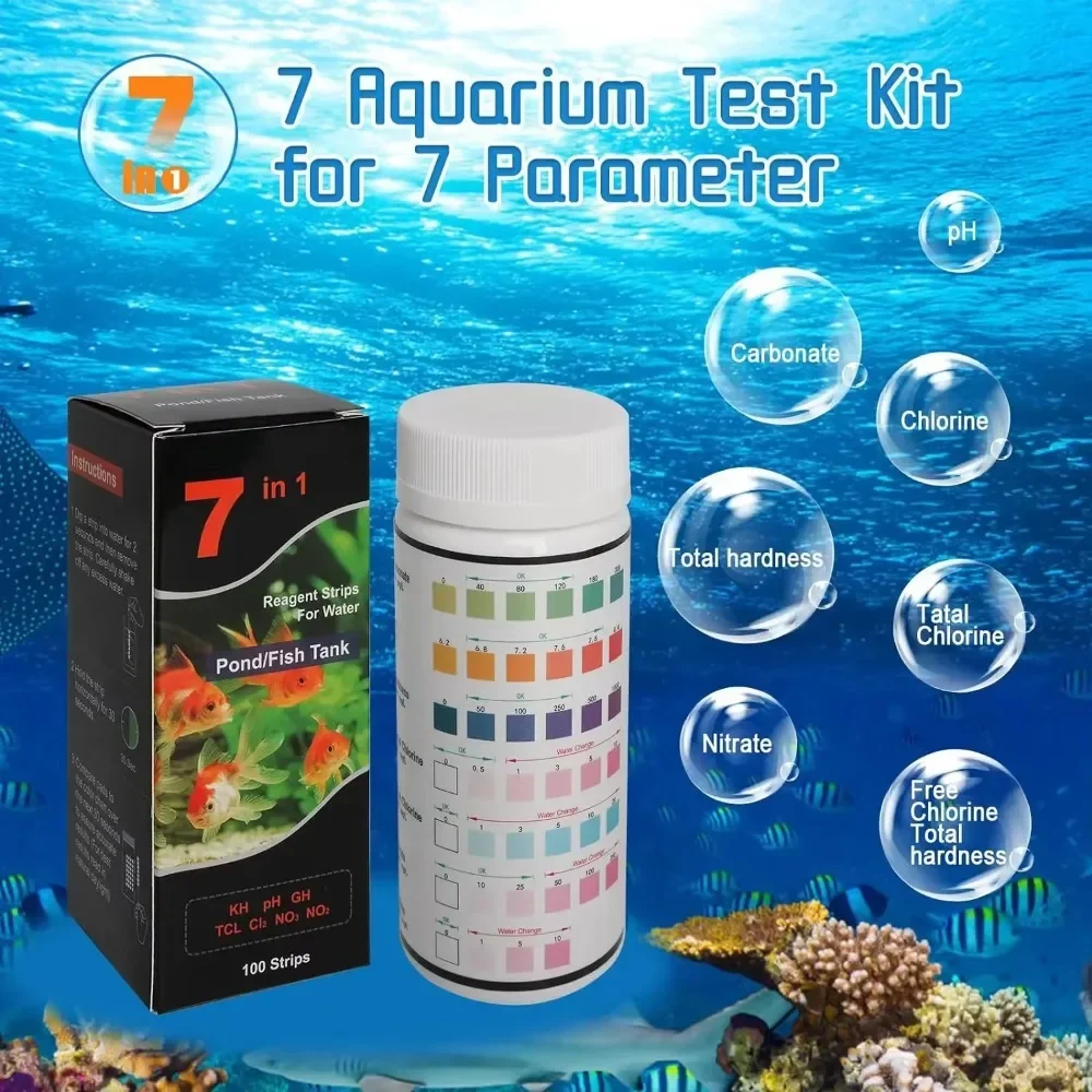 Aquarium Test Strip  Freshwate - Marine Aquarium Water Test Kit 리뷰 및 가격